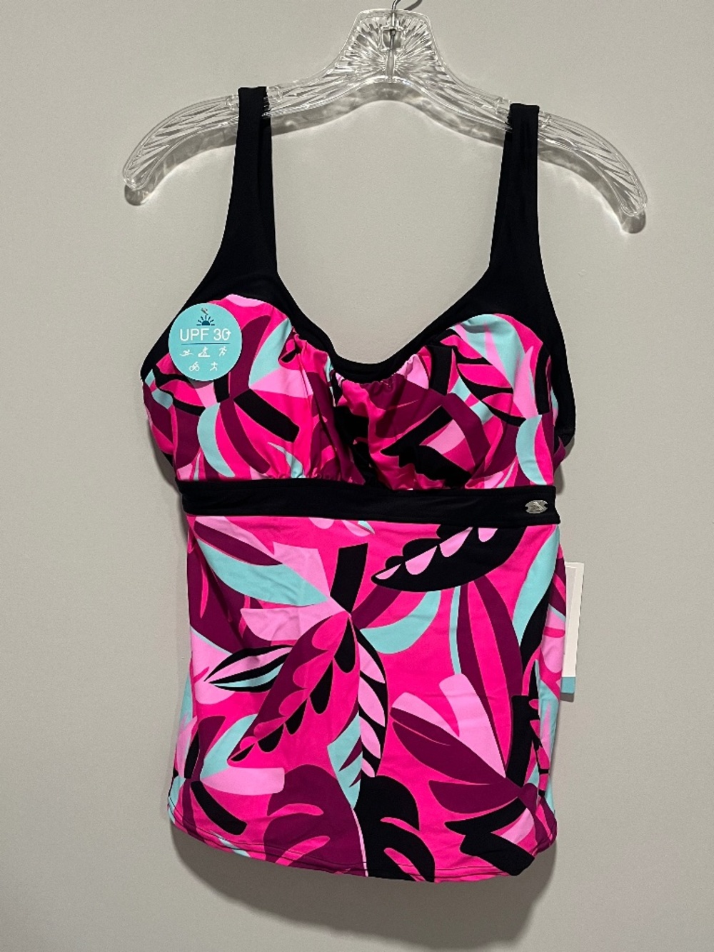 Zeroxposur Swimsuit Top Multi Colored Size XL (14) NWT